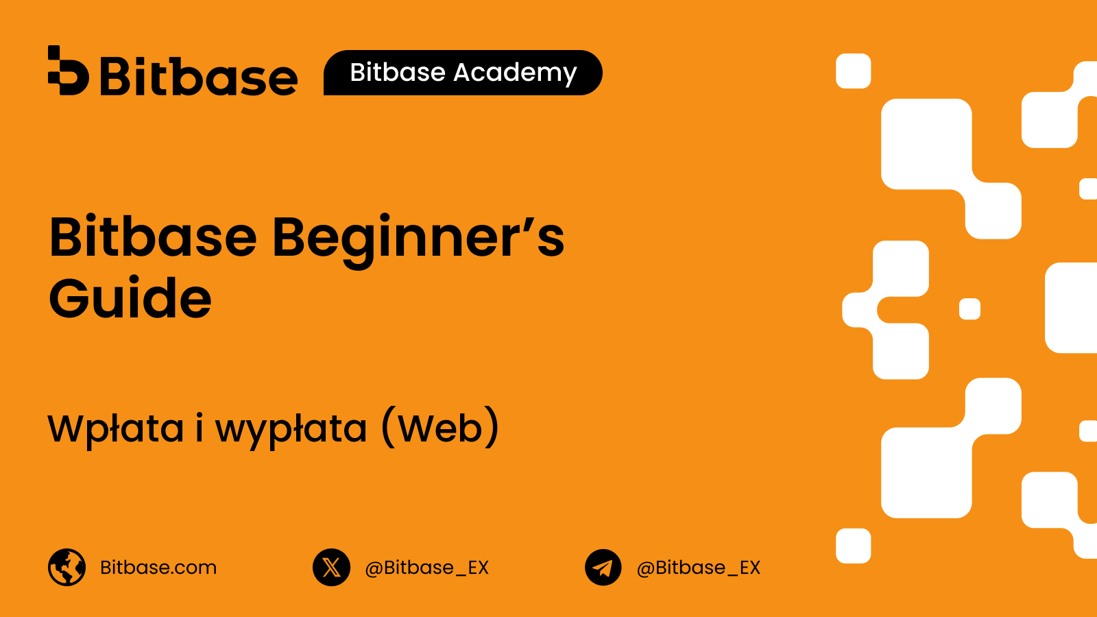 Jak wpłacić i wypłacić kryptowalutę na Bitbase (Web)