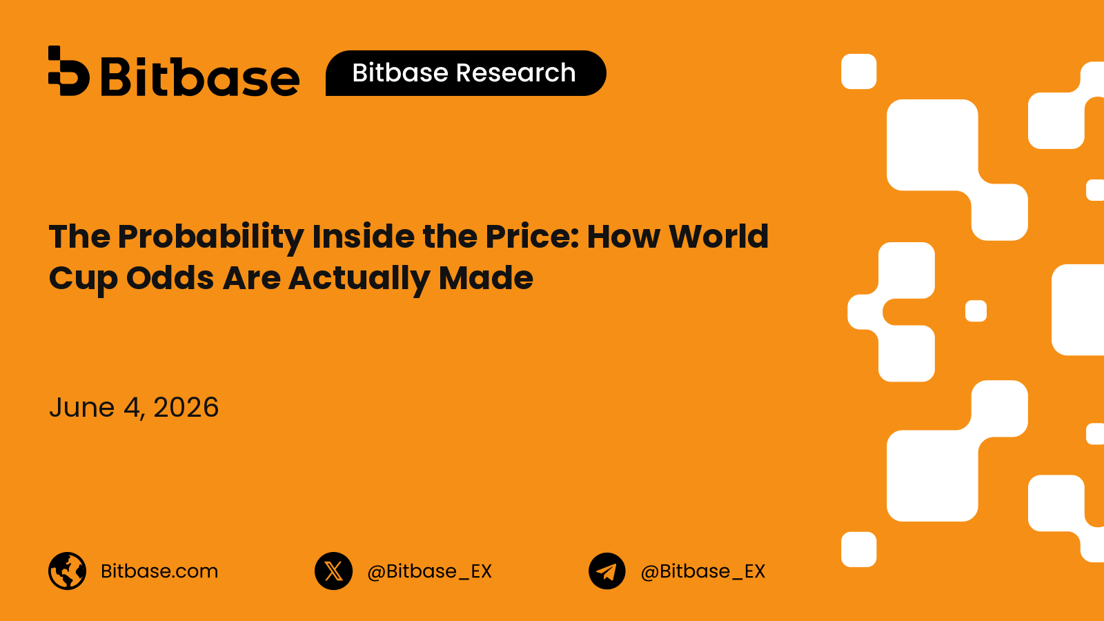 The Probability Inside the Price: How World Cup Odds Are Actually Made