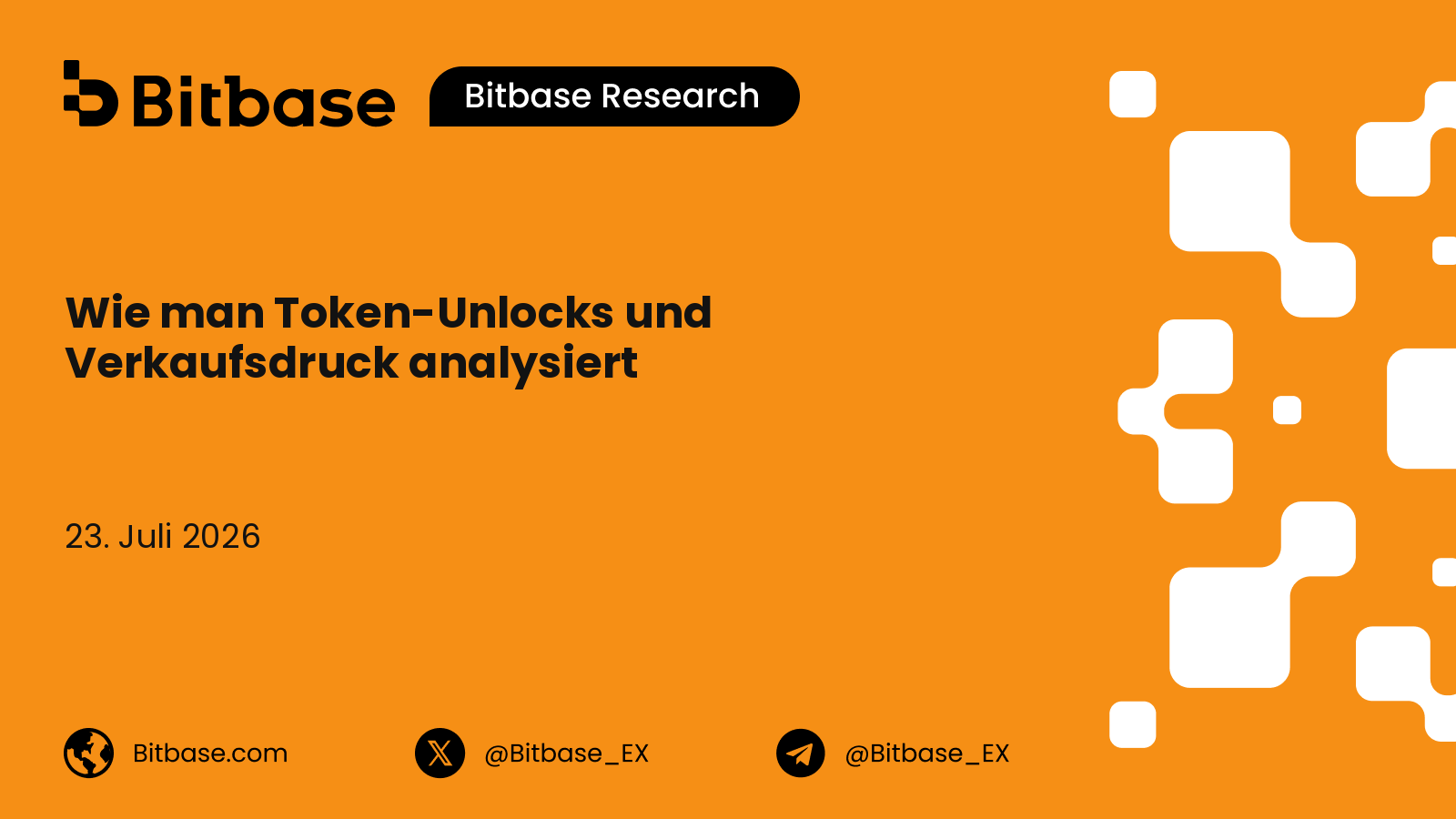 Wie man Token-Unlocks und Verkaufsdruck analysiert: ein Markt-Impact-Framework und ein Verkaufsdruck-Risiko-Score