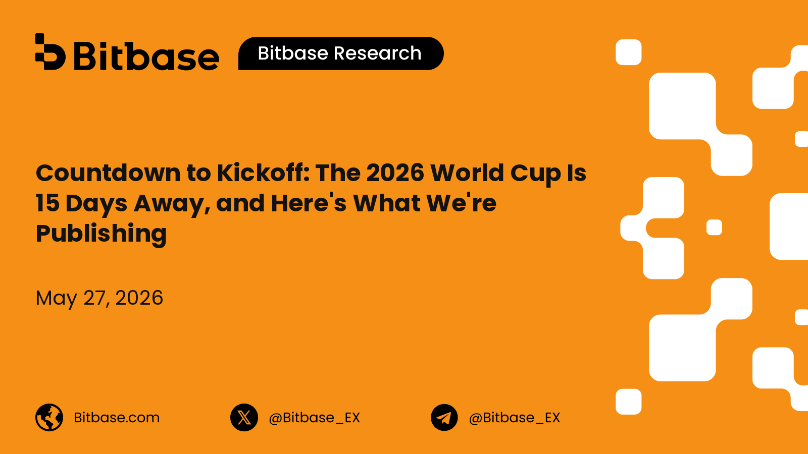 Countdown to Kickoff: The 2026 World Cup Is 15 Days Away, and Here's What We're Publishing